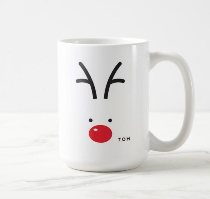 Rudolph Reindeer Coffee Mug