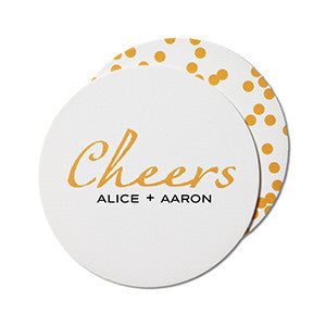 Veuve Clicquot Confetti Cheers Coasters