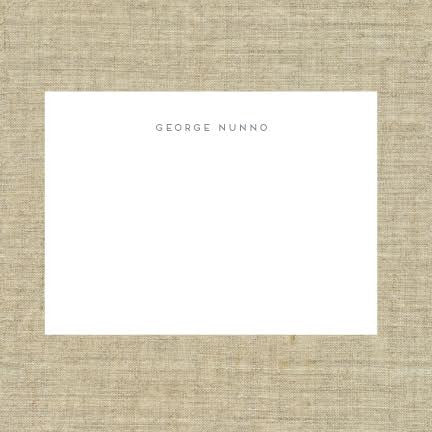Grey Marble Deluxe Triple Thick Stationery